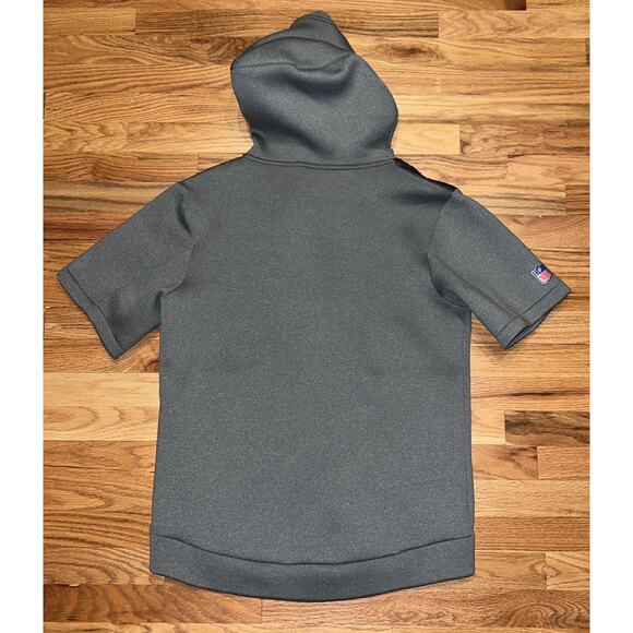 Chicago Bears Nike Sideline Showout S/S Gray Full Zip Hoodie Jacket Men's Med - Picture 2 of 12